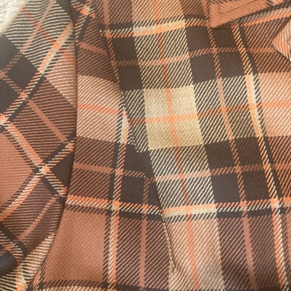 Vintage Pendleton Womens XL Plaid Wool Button Up Jacket Green Gray Pockets - Picture 5 of 8